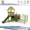 Musical Theme Amusement Park Games HDPE Playsets Kids Outdoor Playground Plastic Slides Equipment for Preschool