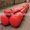 self rising floating red freestanding l-type waterproof portable flooding water filled  anti flood barrier