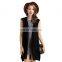 100% Cashmere Women's Sleeveless Hooded Cardigan Sweater Knitted Long Anti-Wrinkle Autumn High Street OEM Service Available