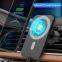 Factory Wholesale 15W Fast Charging Auto Clamping Magnetic Wireless Car Charger Mount PD Function Phone Holder Magnetic Charger