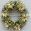 wholesale artificial bulk green christmas Wreath decoration Color and size can be customize Xmas wreath with no decorations