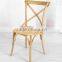 RCH-4001-2 Cross Back Chair Dining Chair Wood Rattan Chair