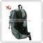 black simple sports backpack
