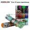Cylinder Electronic Ignition Gas Refill Flame Cigarette Lighter With Inside Dice