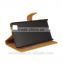 best selling fashion pure color wallet stand leather cases for sony z4