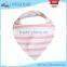 WZ-MS-1913 new design print white french terry waterproof baby bandana bibs