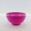 cheap graceful color melamine 6" deep pink round shape plastic bowls set