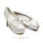 bridal jeweled champagne pearls wedding shoes