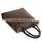 Latest design used leather briefcase large capacity brown unique leather briefcase fashion laptop briefcase leather