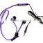 2015 Top quality cheap SM-SK526 zipper earphone for promotional