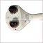 Double infrared heating power vibration massage stick