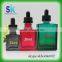 15.30.50ml rectangular e liquid glass dropper bottles with childproof cap