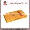 Jinhua Supplier Golden Rectangular Handmade Paper Chocolate Gift Box