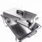 Folding Chafing Dish Warming Tray Buffet Warmer Caterer Stainless 8 Quart