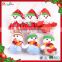Partypro 2015 New Product Christmas Toy Funny Small Flannel Santa Claus Toy