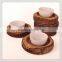 Handmade Real wood teacup mat customized design