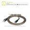 Walnut Micro Leather Cable for Samsung/smart Phone/Android Phone