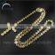 hot sale 16k gold bling bling mens hip hop rosary necklace                        
                                                Quality Choice