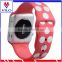 Customzied Pattern Silicone Wrist Strap Watch Band For Apple Watch Rubber Watch Strap