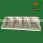 Food Grade Biodegradable Thermoformed Pulp Chocolate Blister Trays,Brown Color Eco Friendly Molded Recycled Paper Pulp Tray