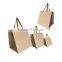 Hot selling custom logo foldable brown kraft paper shopping bag
