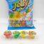delicious fruit jelly candy in bag packing