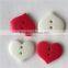 Custom Cheap Promotion High Quality Resin Plastic Heart Button