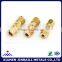 high quality cnc machining brass conectors for plastic pipe fittings