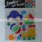 car decoration jelly gel sticker for window glass mirror decoration