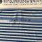 shaoxing zequn textile polyester spandex knit fabric yarn dyed blue and white stripe jersey fabric for skirt and T-shirt