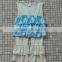 baby girl blue chevron UK football outfits