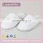White Disposable Closed Toe Hotel Slippers SPA Slippers