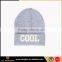 Factory sale custom cute teenagers knitted beanie hats