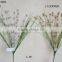 High quality multi-color artificial glitter grass and foam ball beaded bush christmas spray for christmas decorations