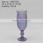 press glass drinkingware/goblet, Hiball, DOF, dessert bowl,Champagne flute in lilac color with Jewery patern