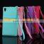 Guangzhou Silica Leather Slim Mobile Phone Cases With Card Slot And Lanyard Quality Choice