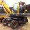 mini excavator for sale , used hyundai mini excavator 60w-7,high performance hydraulic excavator, wheel excavator
