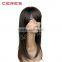 130% density natural looking italian yaki lace front wig best brazilian remy human hair wig for african americans