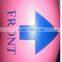custom design pink cold-resistant inflatable snow tubes, inflatable round snow tube