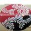 Round design kids room carpet with flower patern