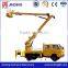 Truck bed fixed hydraulic boom lift platform for rental and dealing