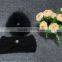 Korean New Design Knitted Women Raccoon Fur Ball Fashion Hairband For Girls