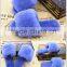 Wholesale Women Colorful Sheep Fur Flip Flop Slipper with color choices