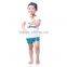 girls clothes mermaid children shorts set