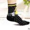 school girls fashion socks with lovely cartoon dark