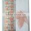 fashion Animal design Pink butterfly double swag fabric shower curtain with resin hooks