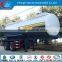 China brand chemical fuel semi-trailer 2 axles chemical oil tank semi trailer