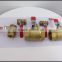 HY-2016 DN 65 pn-25 Full Port BSP/NPT/G Thread ball valve brass,nickel plated,chrome plated lever handle