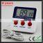 Min/Max Recording Fridge/Freezer Digital Alarm Thermometer, Fridge Freezer Thermometer, Magnetic Fridge thermometer