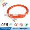 LC TO LC duplex multymode fiber optic patch cord